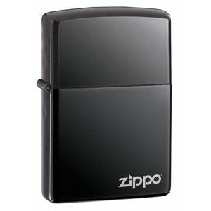 Hộp quẹt Zippo black ice logo ntz385