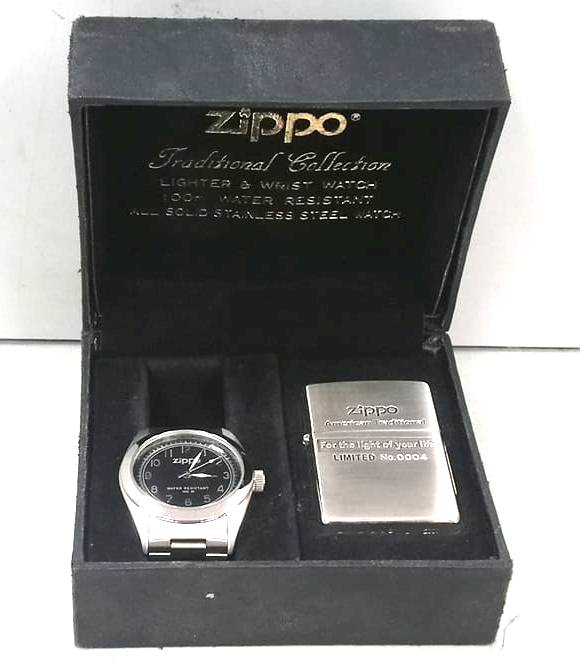 Bo zippo + dong ho limited Z627 