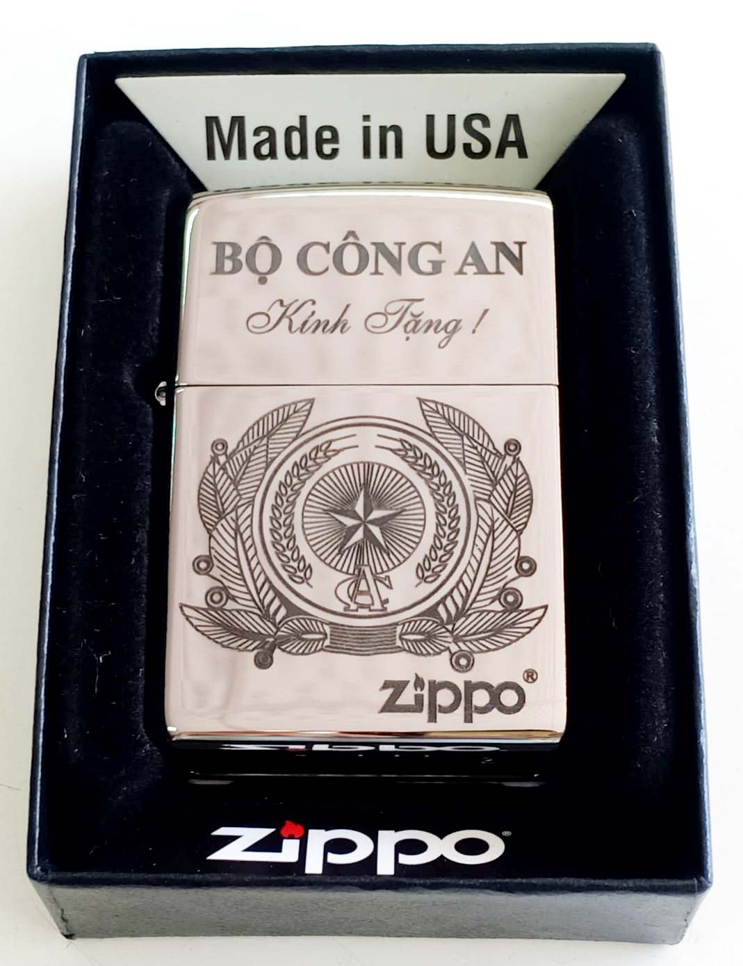 Zippo bong trang khac den Z682